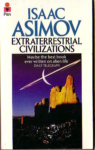 Isaac Asimov (Non-Fiction) EXTRATERRESTERAL CIVILIZATIONS front book cover image