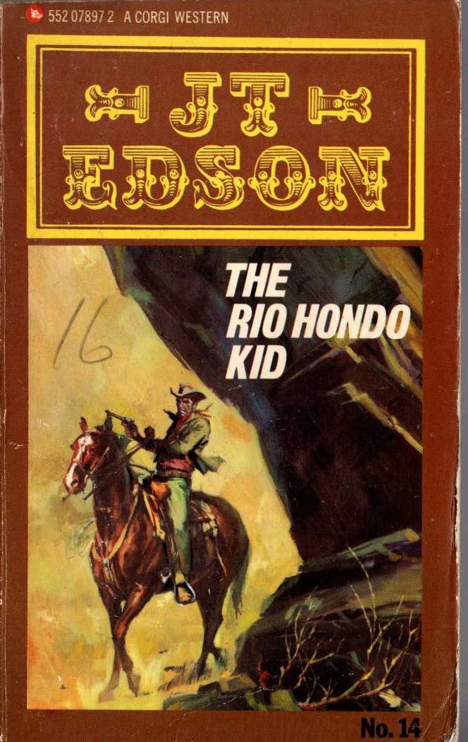 J.T. Edson  THE RIO HONDO KID front book cover image