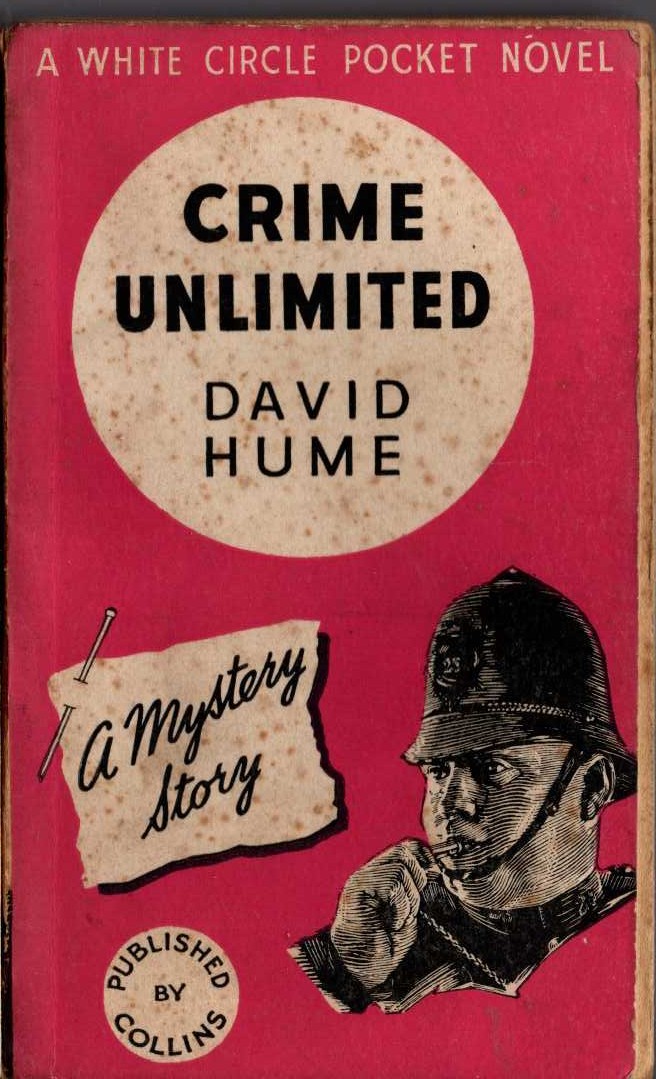 David Hume  CRIME UNLIMITED front book cover image