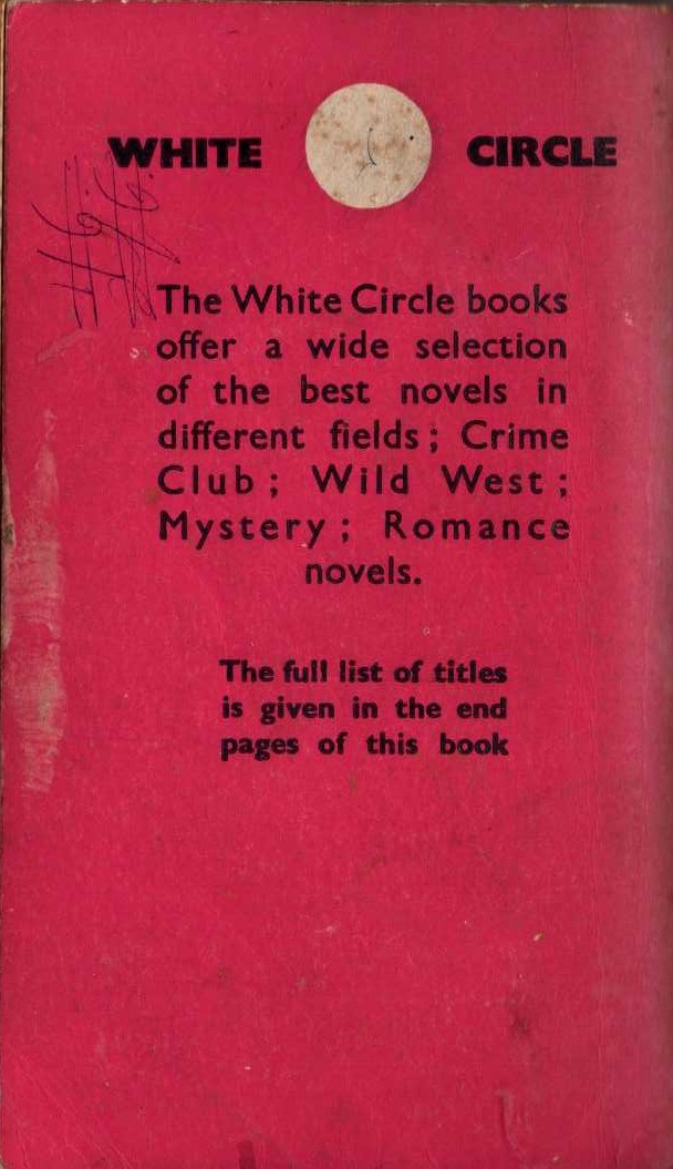David Hume  CRIME UNLIMITED magnified rear book cover image
