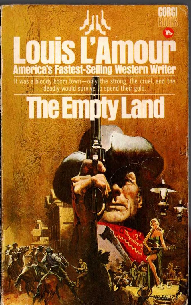Louis L'Amour  THE EMPTY LAND front book cover image