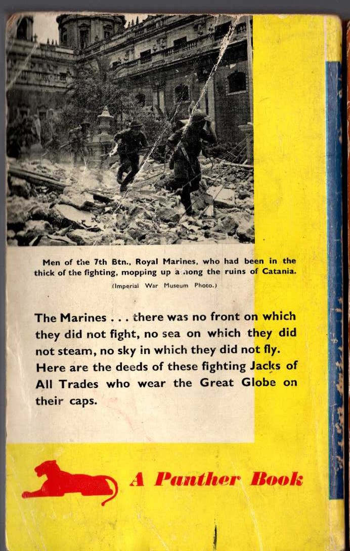 Sir Robert Bruce Lockhart  THE MARINES WERE THERE magnified rear book cover image