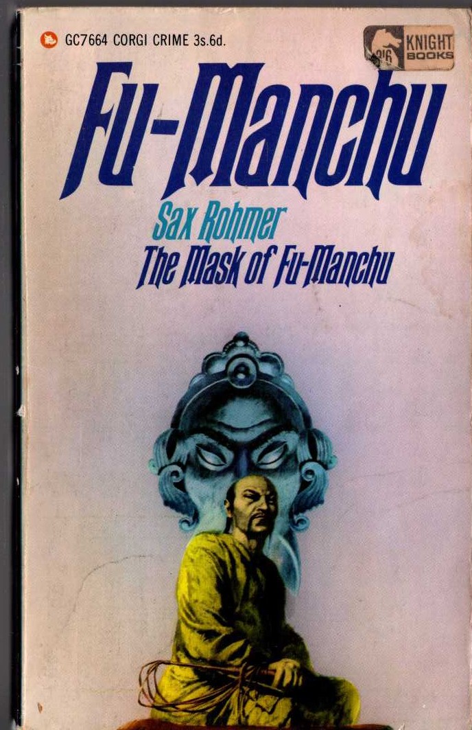 Sax Rohmer  THE MASK OF FU-MANCHU front book cover image