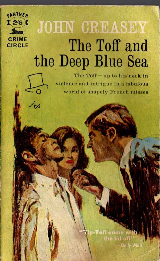 John Creasey  THE TOFF AND THE DEEP BLUE SEA front book cover image
