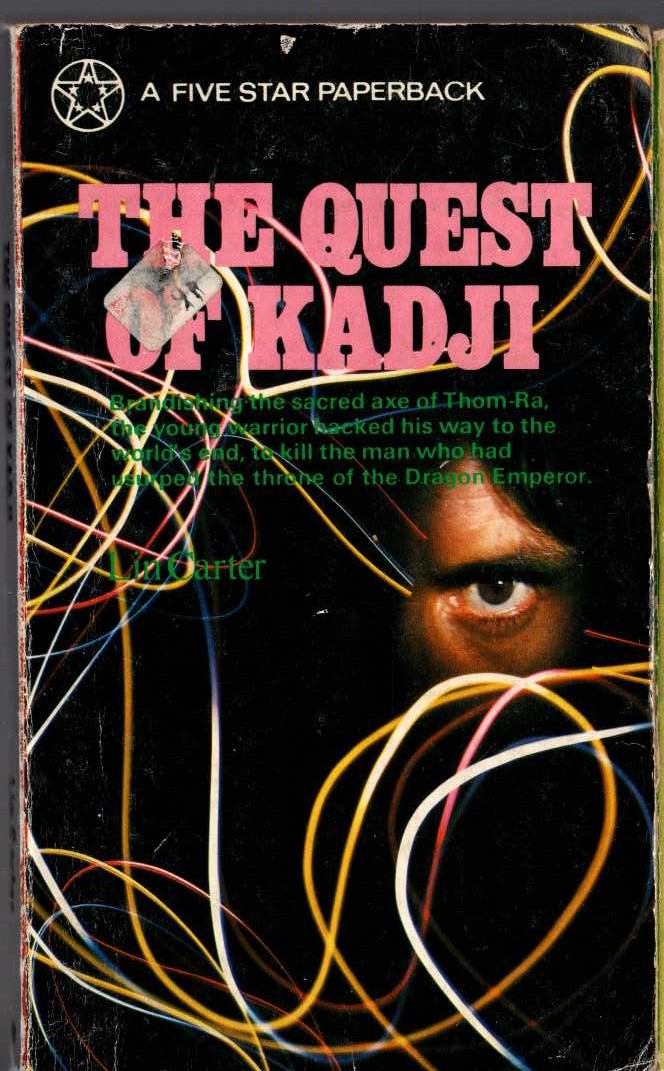 Lin Carter  THE QUEST OF KADJI front book cover image