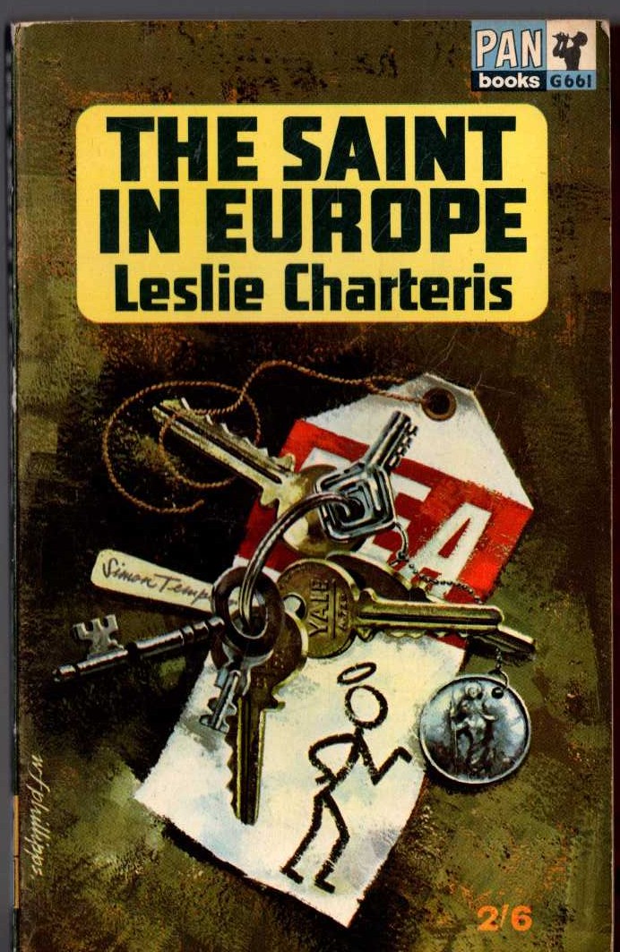 Leslie Charteris  THE SAINT IN EUROPE front book cover image
