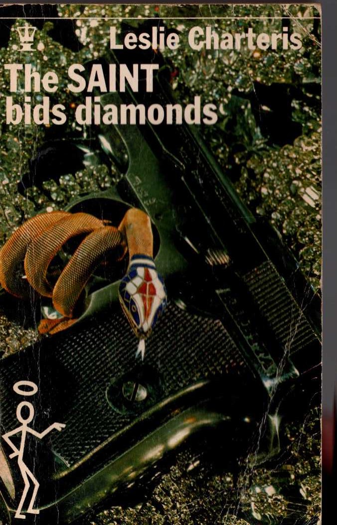 Leslie Charteris  THE SAINT BIDS DIAMONDS front book cover image