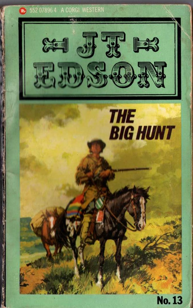 J.T. Edson  THE BIG HUNT front book cover image