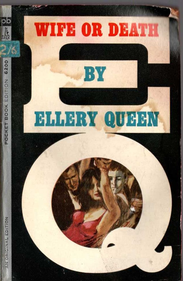 Ellery Queen  WIFE OR DEATH front book cover image