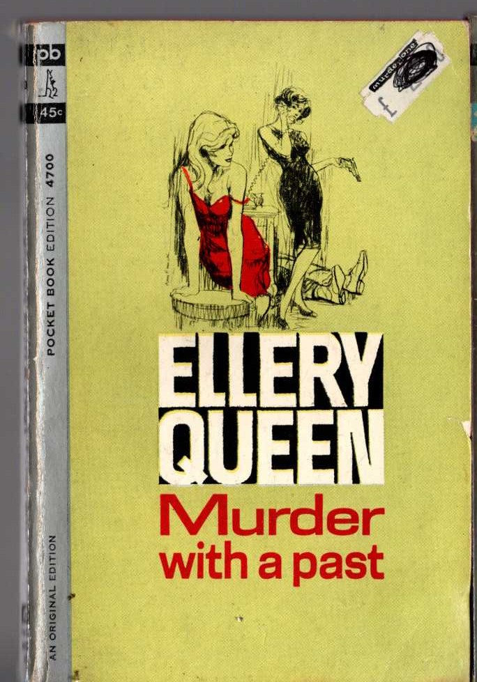 Ellery Queen  MURDER WITH A PAST front book cover image