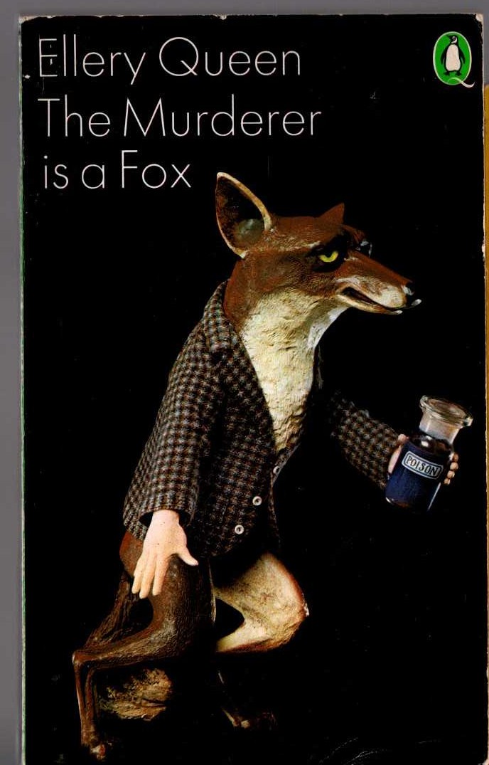 Ellery Queen  THE MURDERER IS A FOX front book cover image