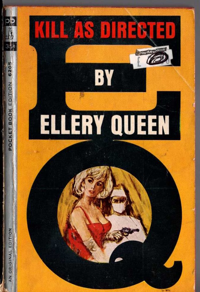 Ellery Queen  KILL AS DIRECTED front book cover image