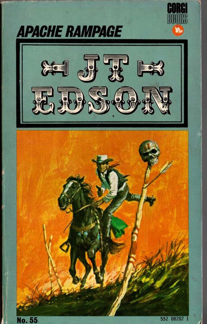 J.T. Edson  APACHE RAMPAGE front book cover image