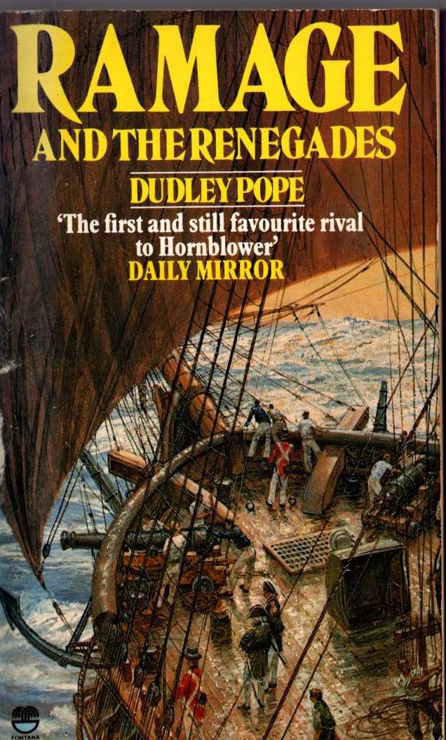 Dudley Pope  RAMAGE AND THE RENEGADES front book cover image