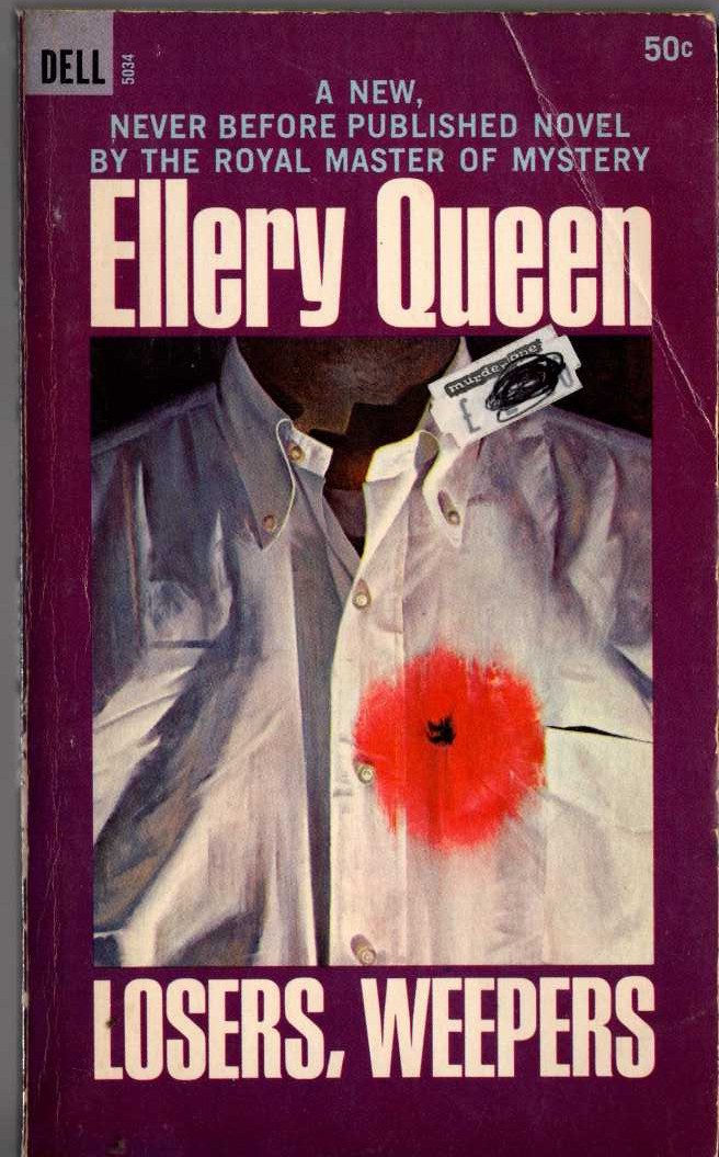 Ellery Queen  LOSERS, WEEPERS front book cover image