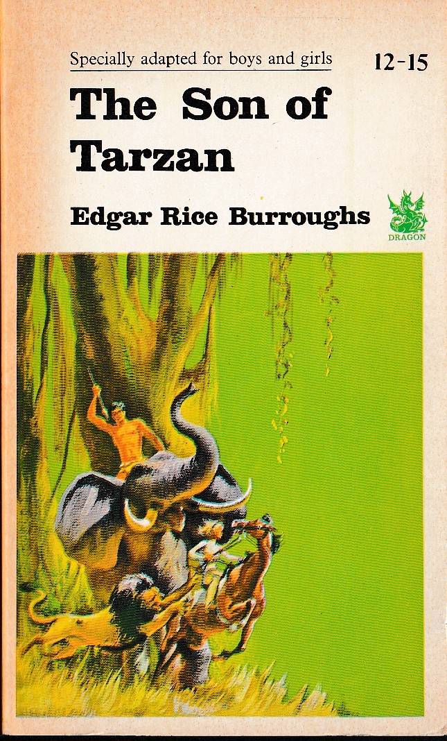 Edgar Rice Burroughs  THE SON OF TARZAN front book cover image