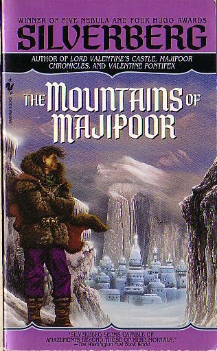 Robert Silverberg  THE MOUNTAINS OF MAJIPOOR front book cover image