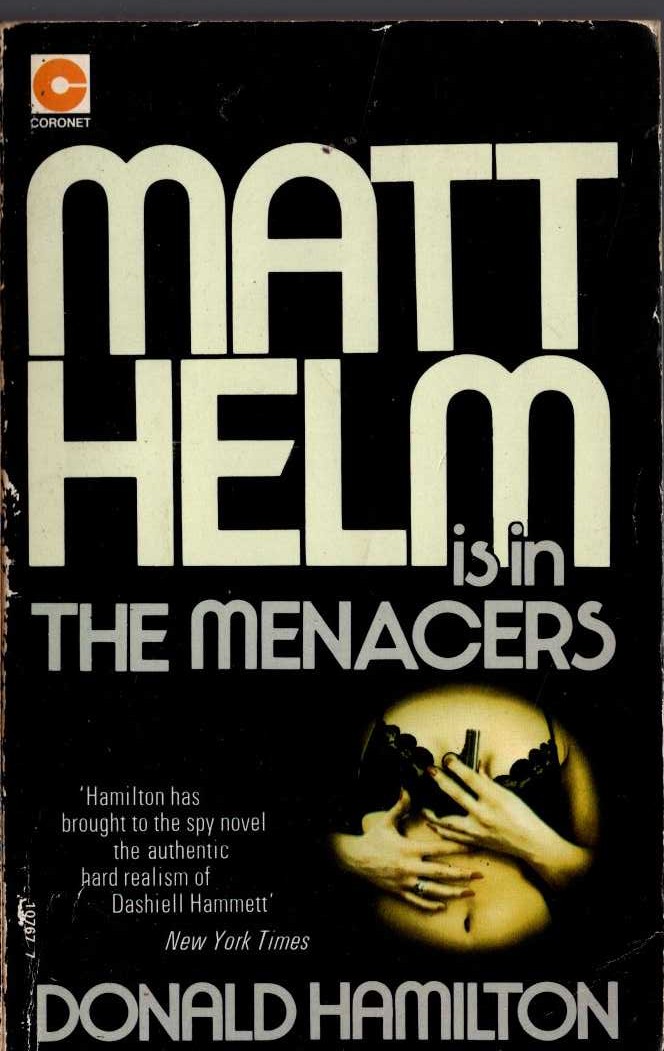 Donald Hamilton  THE MENACERS front book cover image