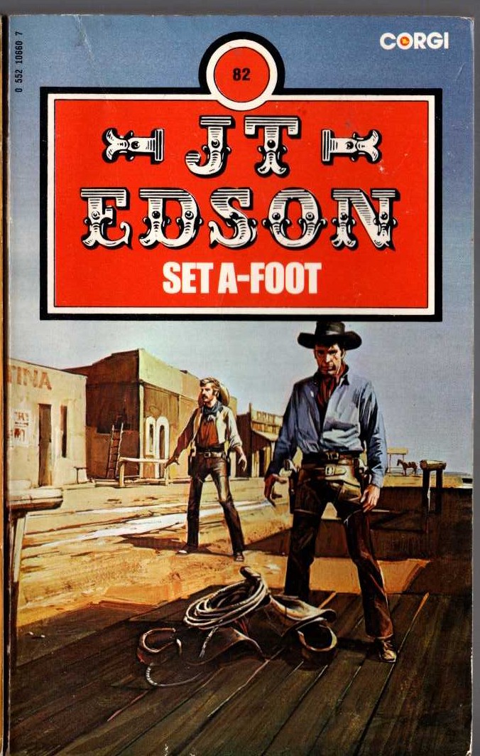 J.T. Edson  SET A-FOOT front book cover image