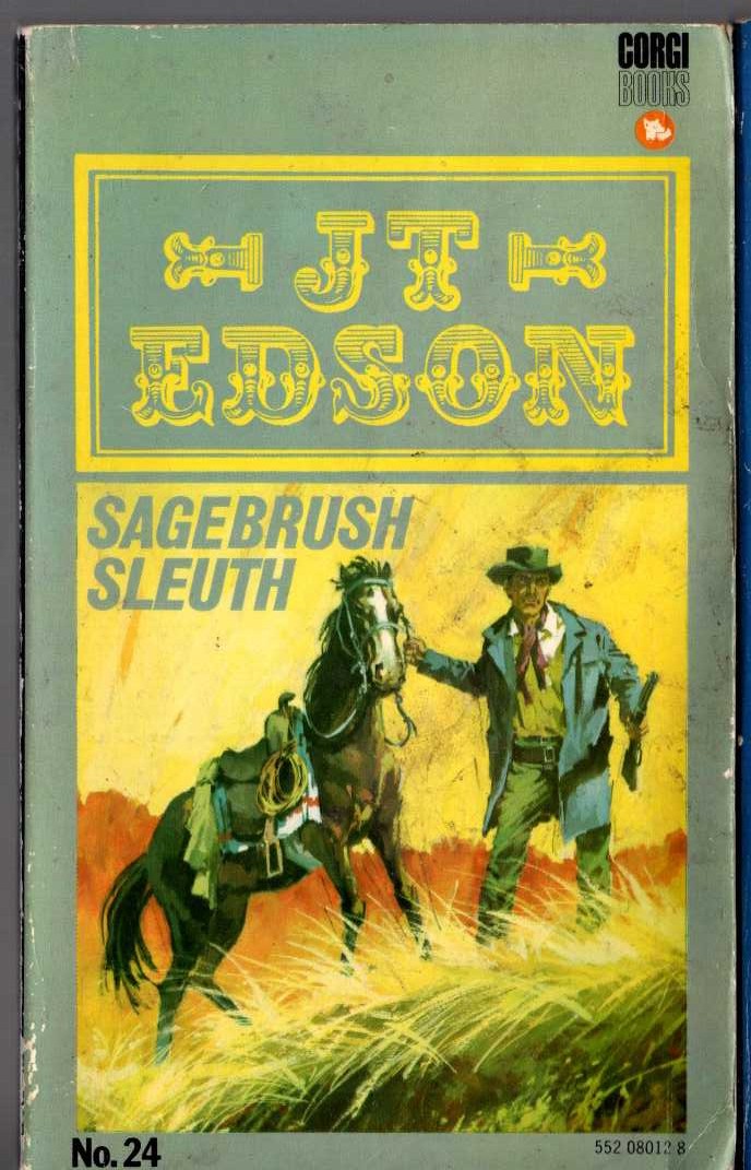 J.T. Edson  SAGEBRUSH SLEUTH front book cover image