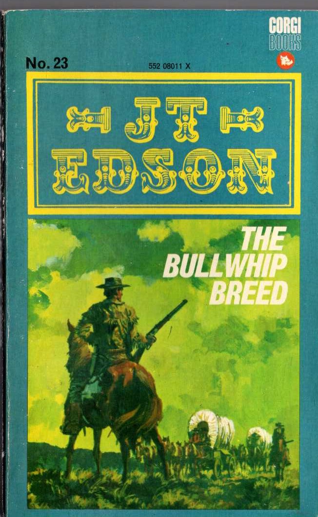 J.T. Edson  THE BULLWHIP BREED front book cover image