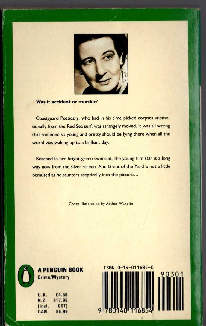 Ellery Queen THE FRENCH POWDER MYSTERY<BR>
 . .Signet (US) rpt.N/D rear cover image