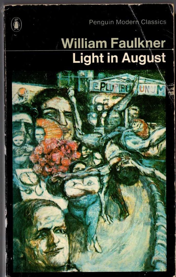 William Faulkner  LIGHT IN AUGUST front book cover image