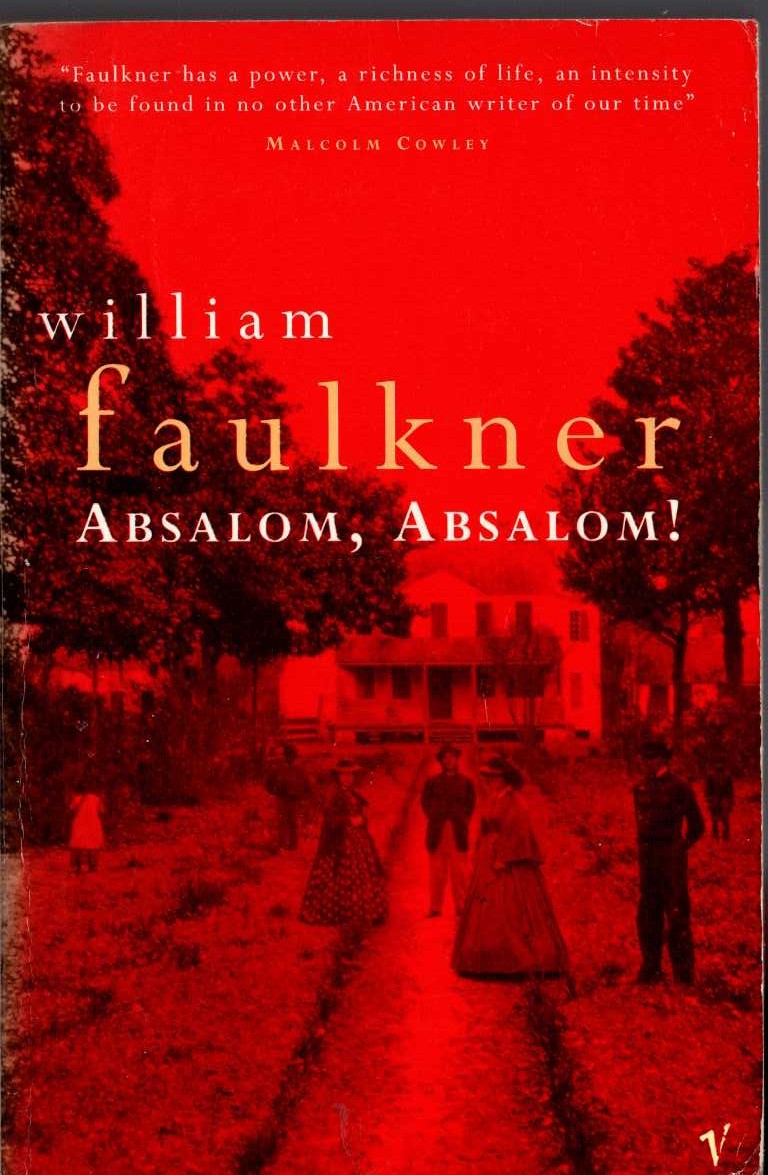 William Faulkner  ABSALOM, ABSALOM! front book cover image