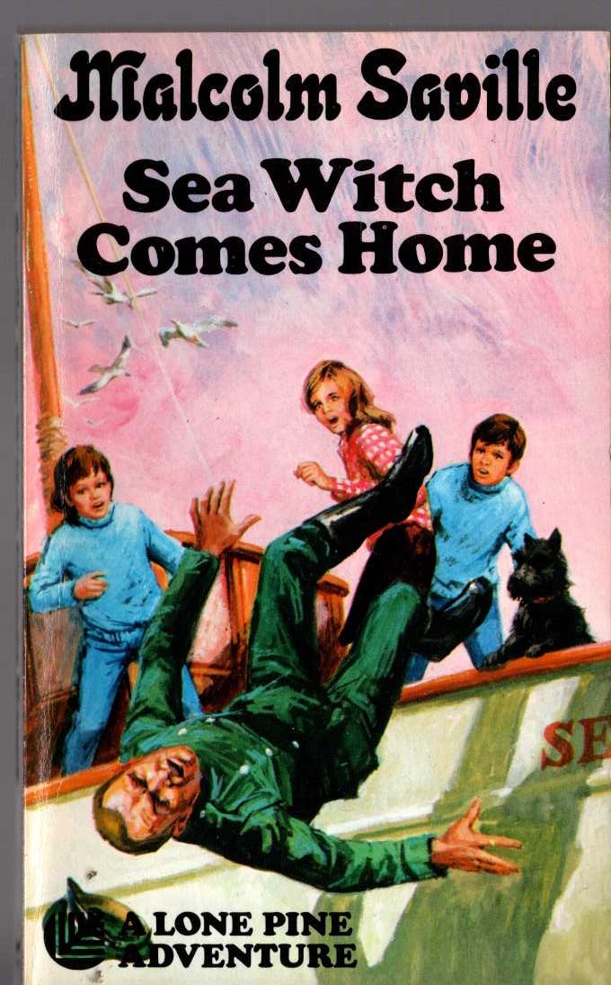 Malcolm Saville  SEA WITCH COMES HOME front book cover image