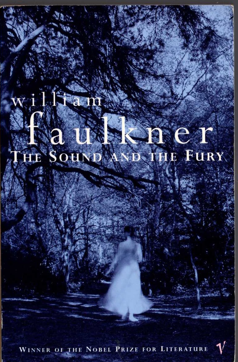William Faulkner  THE SOUND AND THE FURY front book cover image