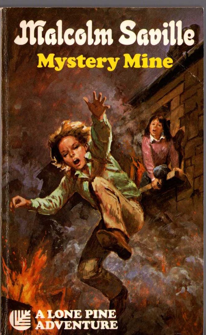 Malcolm Saville  MYSTERY MINE front book cover image