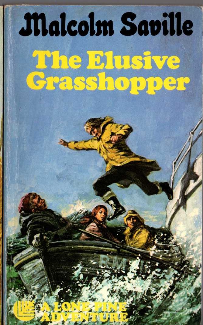 Malcolm Saville  THE ELUSIVE GRASSHOPPER front book cover image