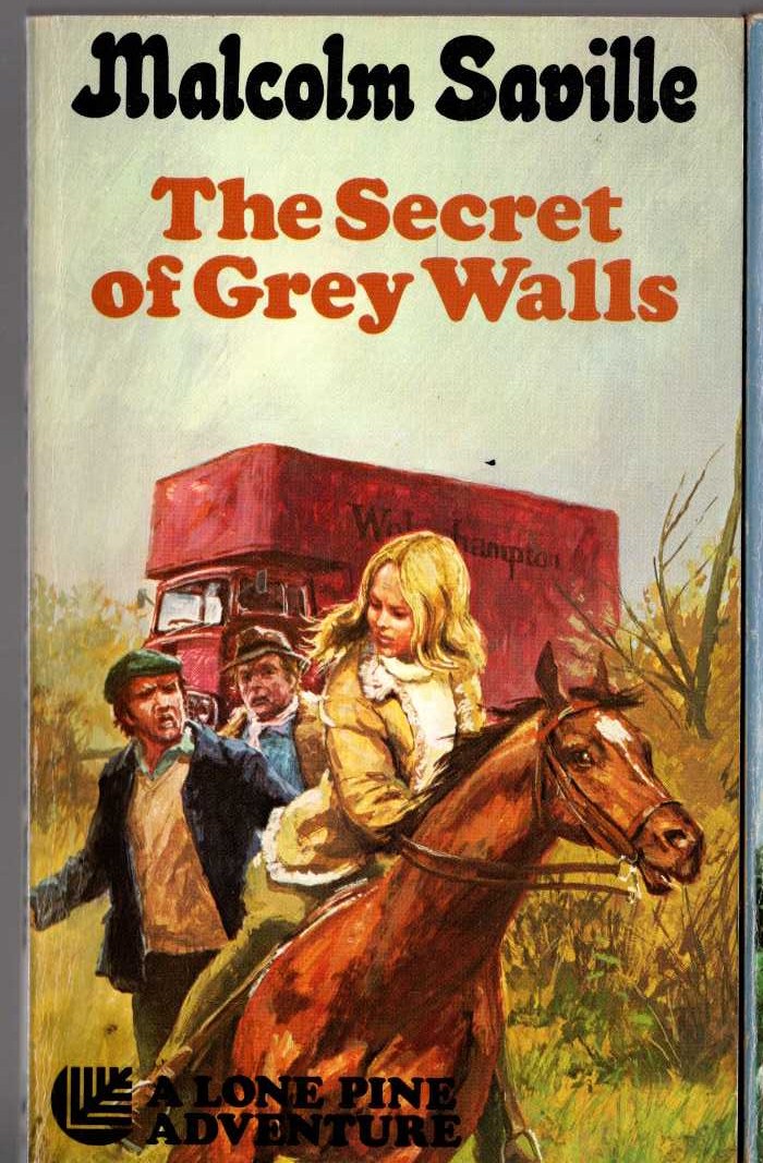 Malcolm Saville  THE SECRET OF GREY WALLS front book cover image