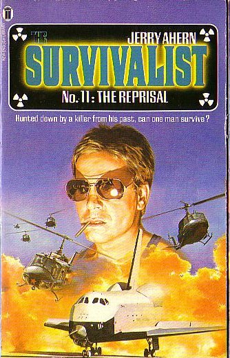 Jerry Ahern THE SURVIVALIST No.11: The Reprisal<BR>
 . .NEL rpt.1988 front cover image