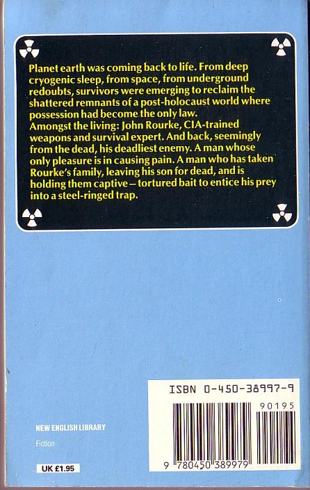 Jerry Ahern THE SURVIVALIST No.11: The Reprisal<BR>
 . .NEL rpt.1988 rear cover image
