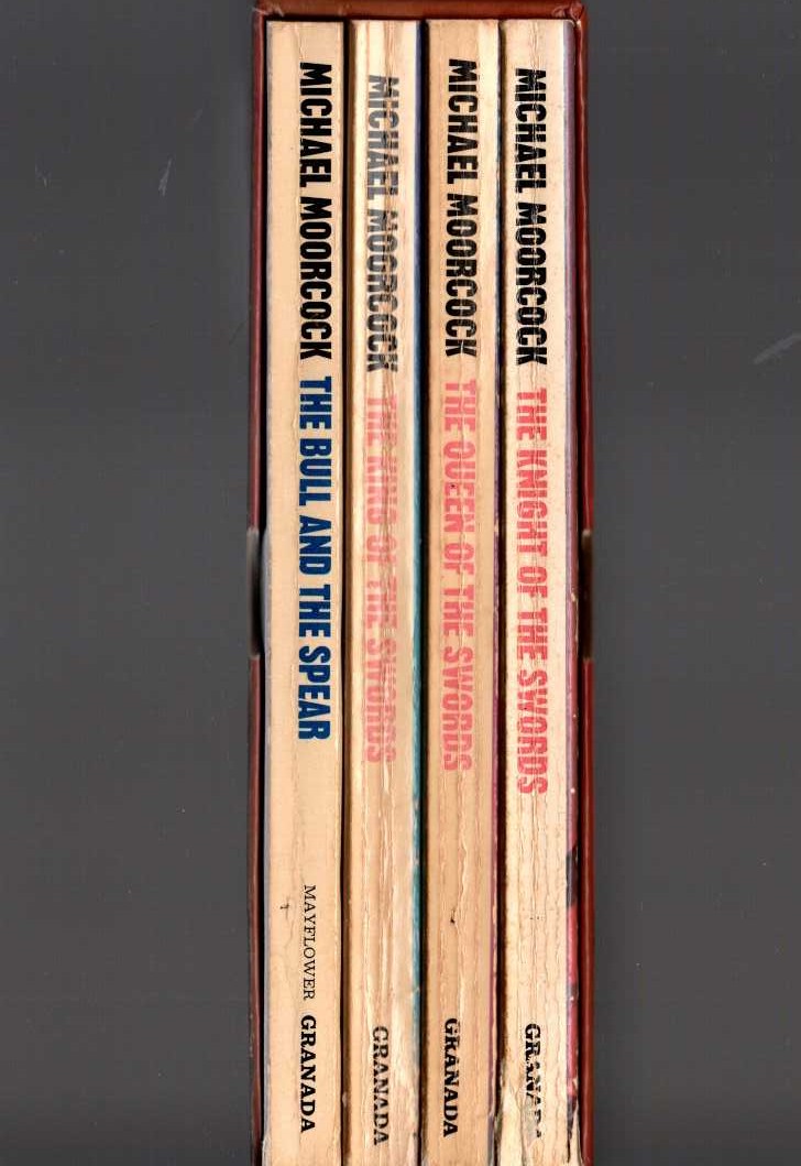 Michael Moorcock  THE BOOKS OF CORUM: THE KNIGHT OF THE SWORDS/ THE QUEEN OF THE SWORDS/ THE KING OF THE SWORDS/ THE BULL AND THE SPEAR front book cover image