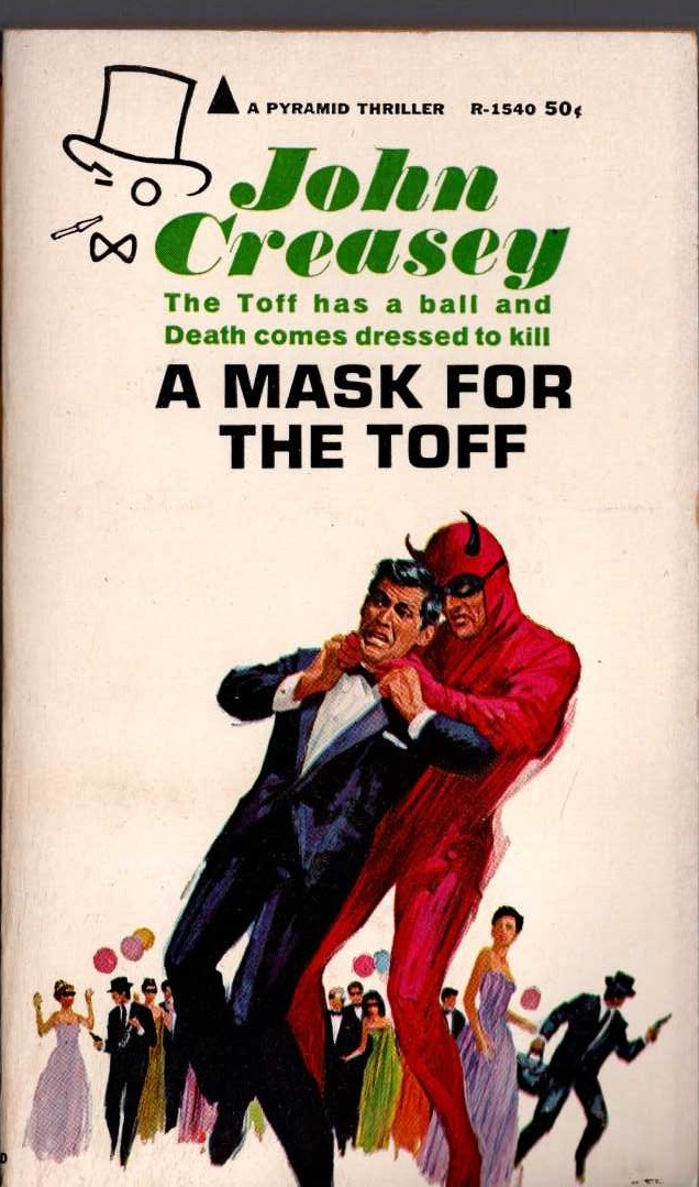 John Creasey  A MASK FOR THE TOFF front book cover image