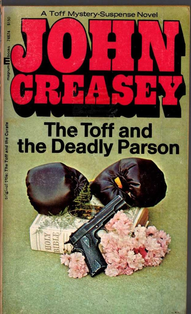 John Creasey  THE TOFF AND THE DEADLY PARSON front book cover image