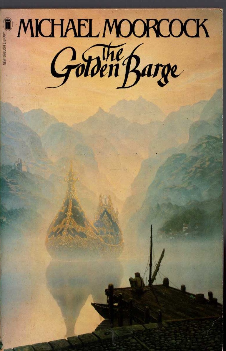 Michael Moorcock  THE GOLDEN BARGE front book cover image