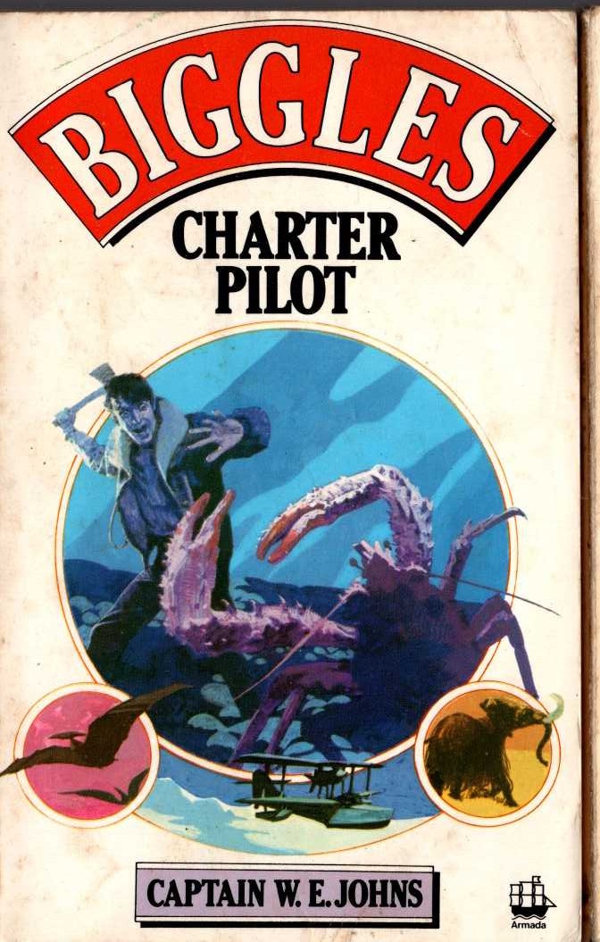 Captain W.E. Johns  BIGGLES CHARTER PILOT front book cover image