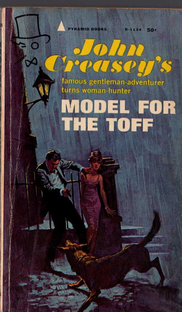 John Creasey  MODEL FOR THE TOFF front book cover image