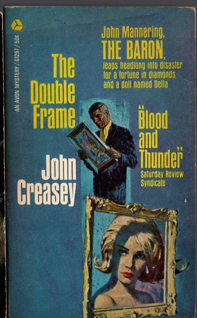 John Creasey  THE DOUBLE FRAME front book cover image