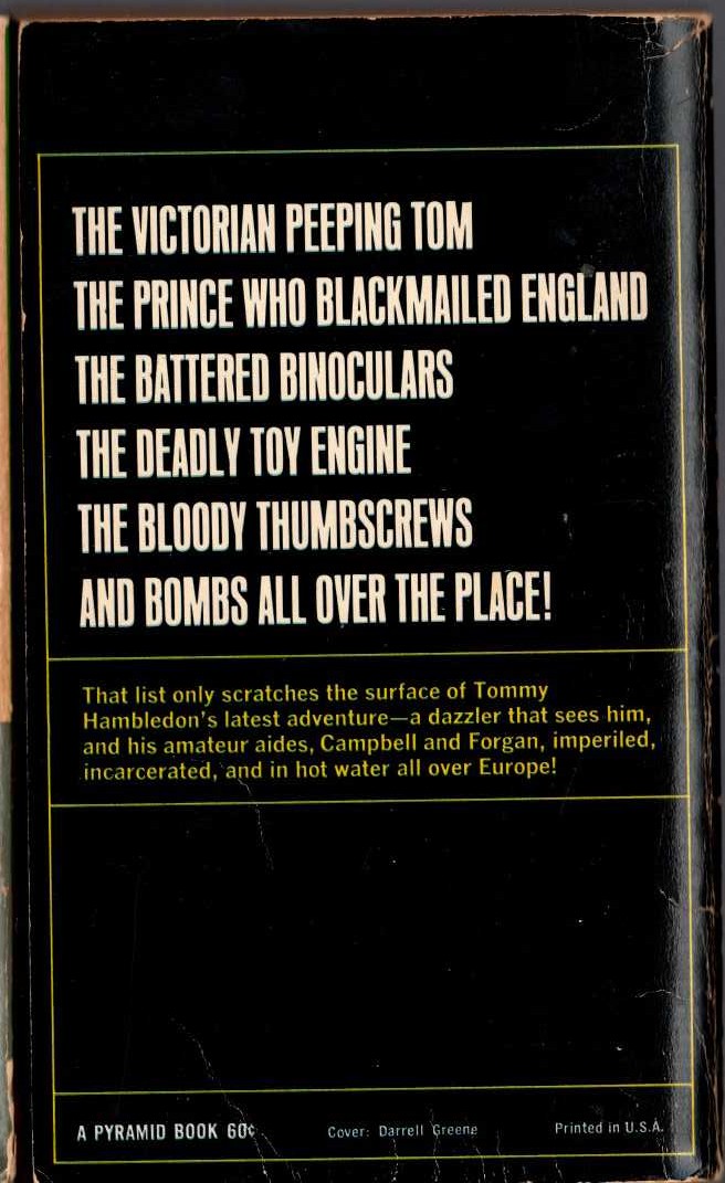 Manning Coles  THE HOUSE AT PLUCK'S GUTTER magnified rear book cover image