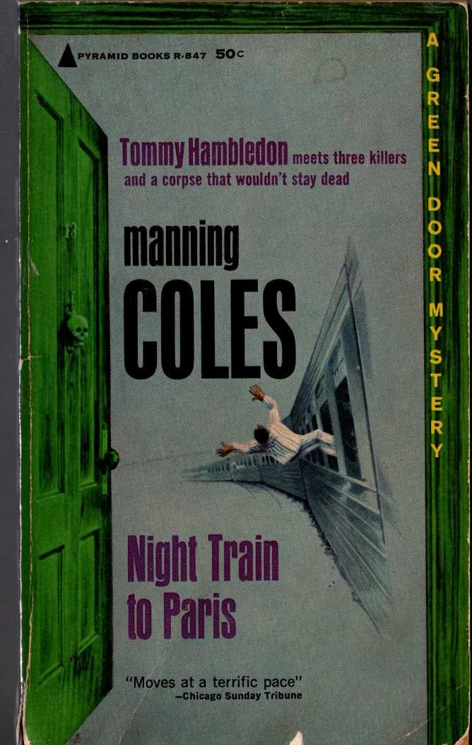 Manning Coles  NIGHT TRAIN TO PARIS front book cover image