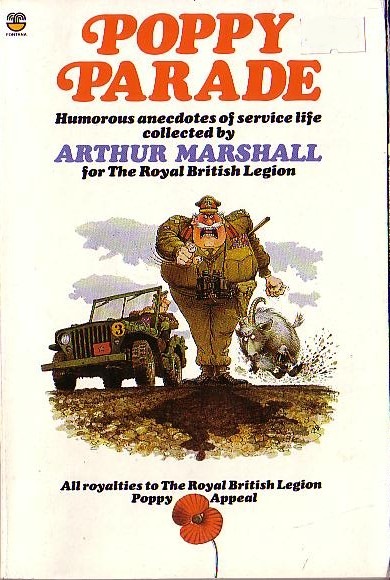Arthur Marshall (compiles) POPPY PARADE. Humourous anecdotes of service life front book cover image