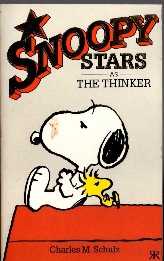 Charles M. Schulz  SNOOPY STARS AS THE THINKER front book cover image