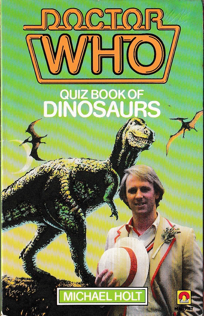 Michael Holt  DOCTOR WHO QUIZ BOOK OF DINOSAURS front book cover image
