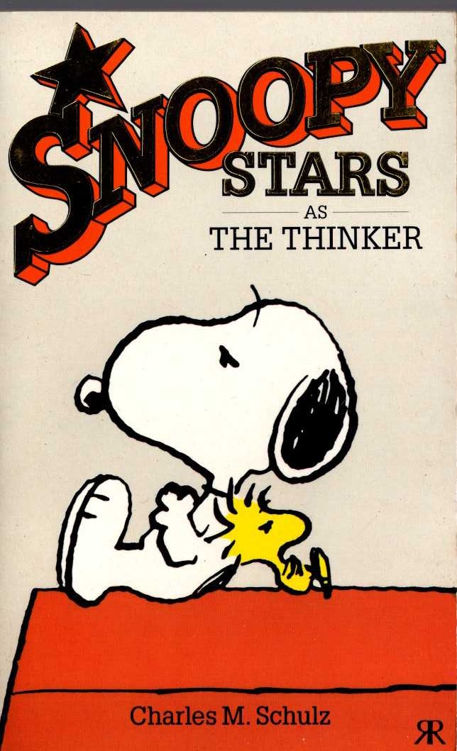 Charles M. Schulz  SNOOPY STARS AS THE THINKER front book cover image