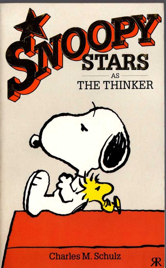 Charles M. Schulz  SNOOPY STARS AS THE THINKER front book cover image