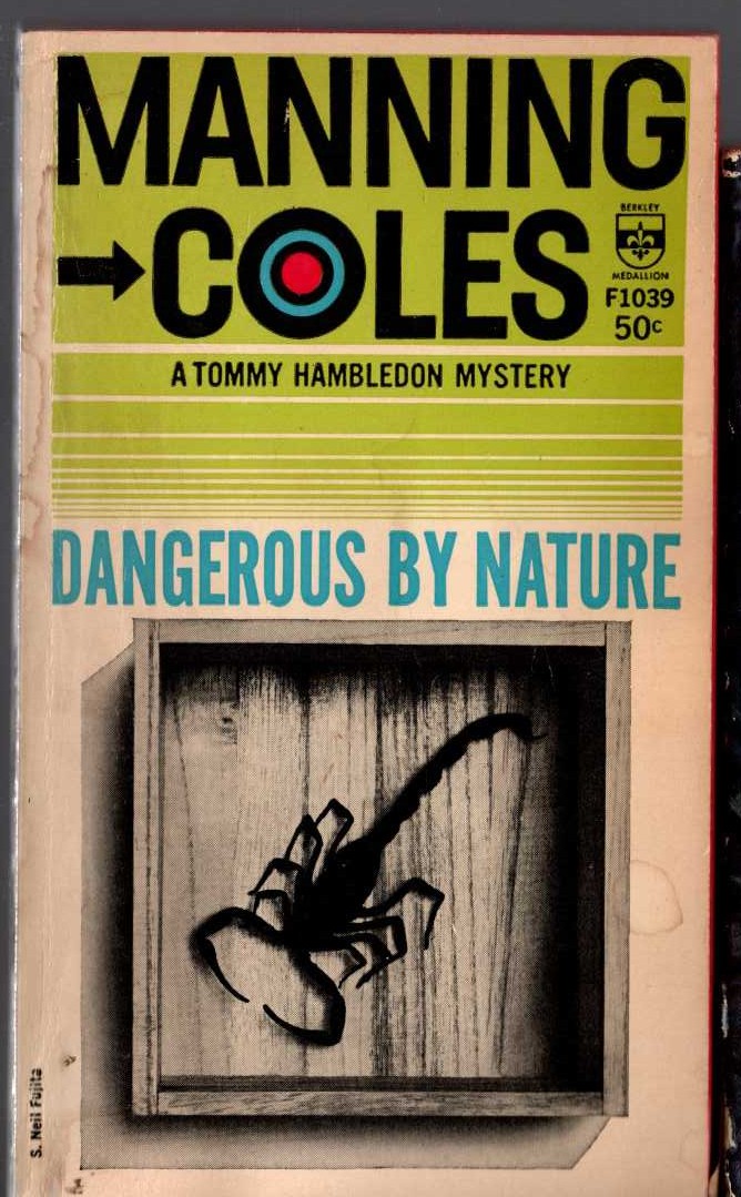 Manning Coles  DANGEROUS BY NATURE front book cover image